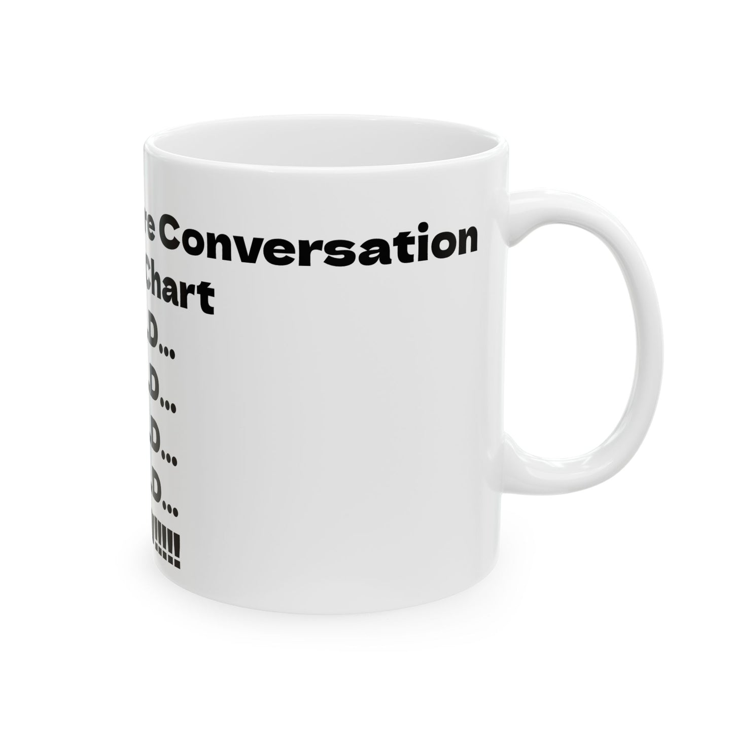 Safety Chart Ceramic Mug | Funny Coffee Cup | Unique Gift for Safety Professionals | Office Humor | Motivational Drinkware